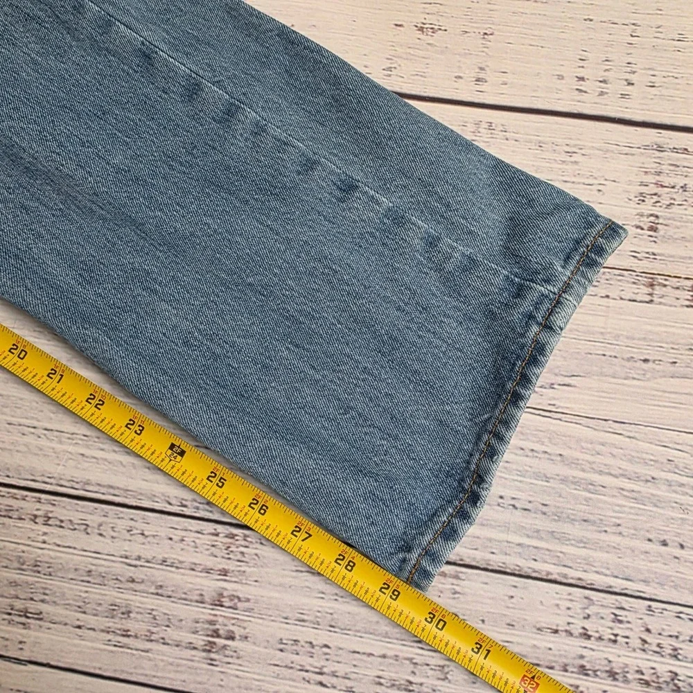 Levis‎ 501 Original Fit Mens Medium Wash Straight Leg Button Fly Jeans 36x30